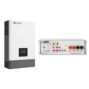LuxPower 5kW Inverter & CFE 5kWh Lithium Battery Combo